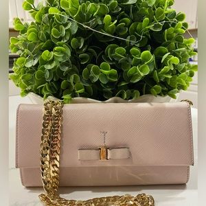 SALVATORE FERRAGAMO Long Wallet on a Chain. •Made in Italy• 100% Authentic EUC